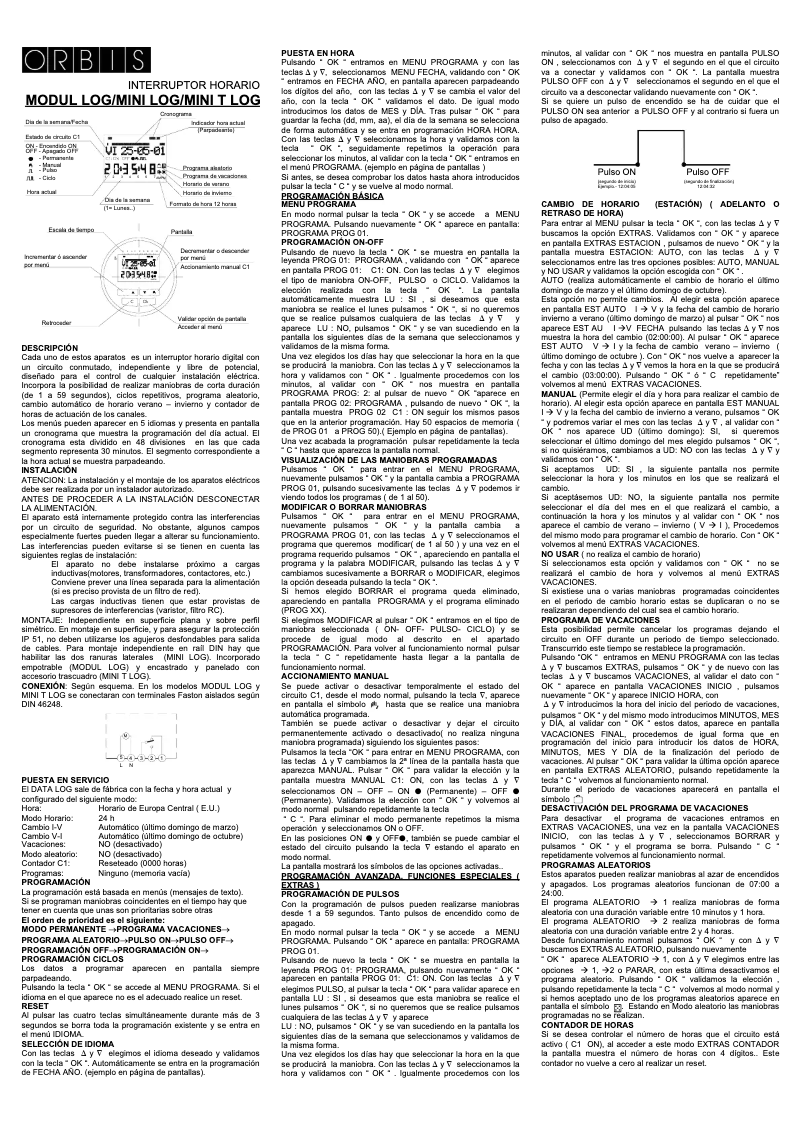 Page 1 de la notice Manuel utilisateur Orbis VIARIS COMBI +