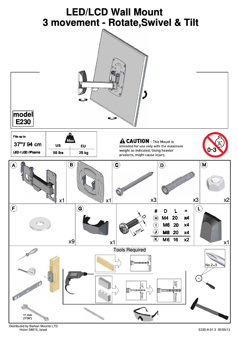 Page 1 de la notice Manuel utilisateur Acer E230