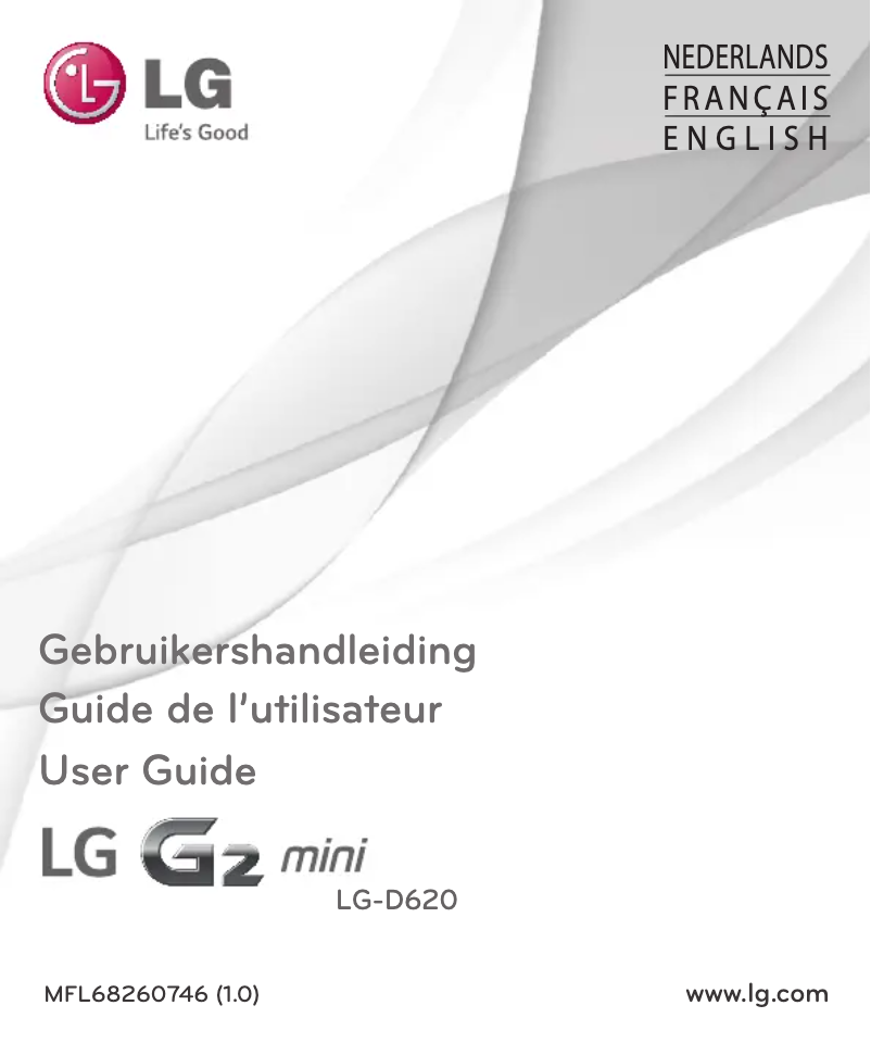 Page n°1 - Manuel utilisateur LG LG-D620