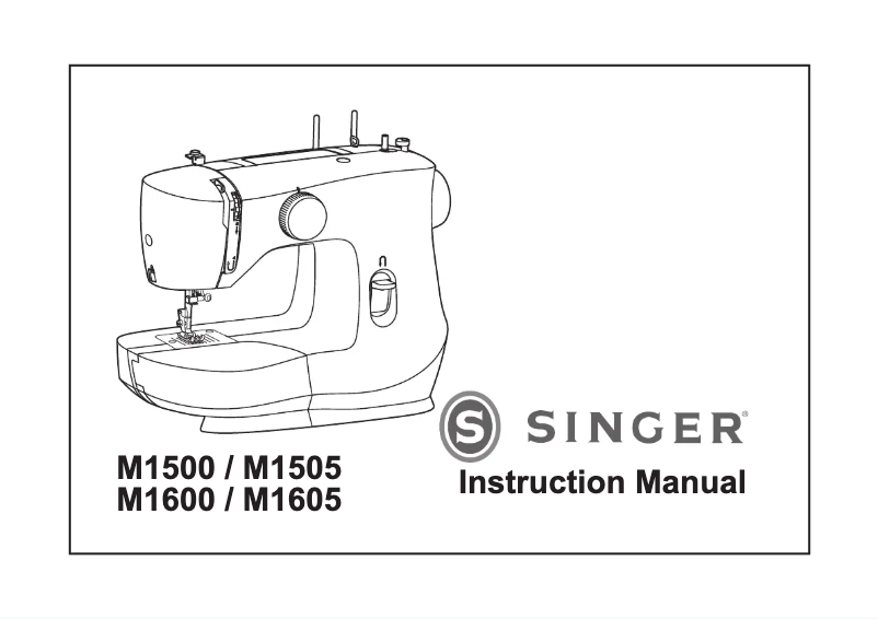 Page n°1 - Manuel utilisateur Singer M1505