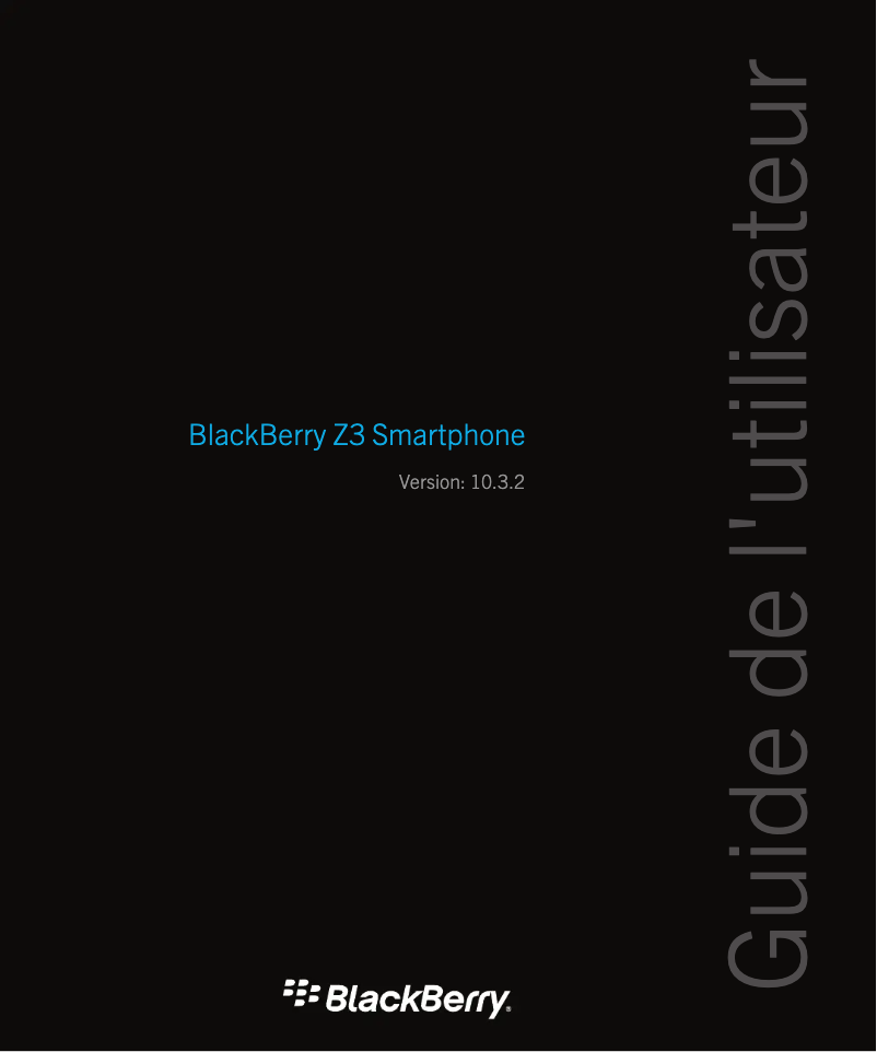 Page 1 de la notice Manuel utilisateur BlackBerry Z3