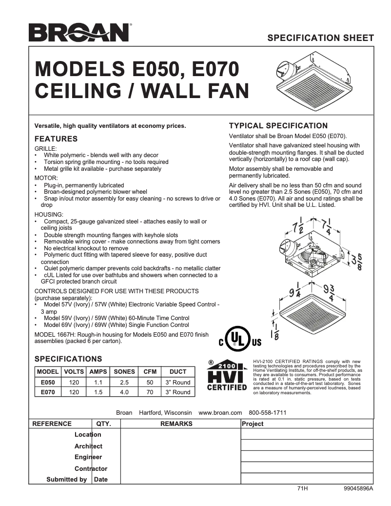 Image de la première page du manuel de l'appareil E050