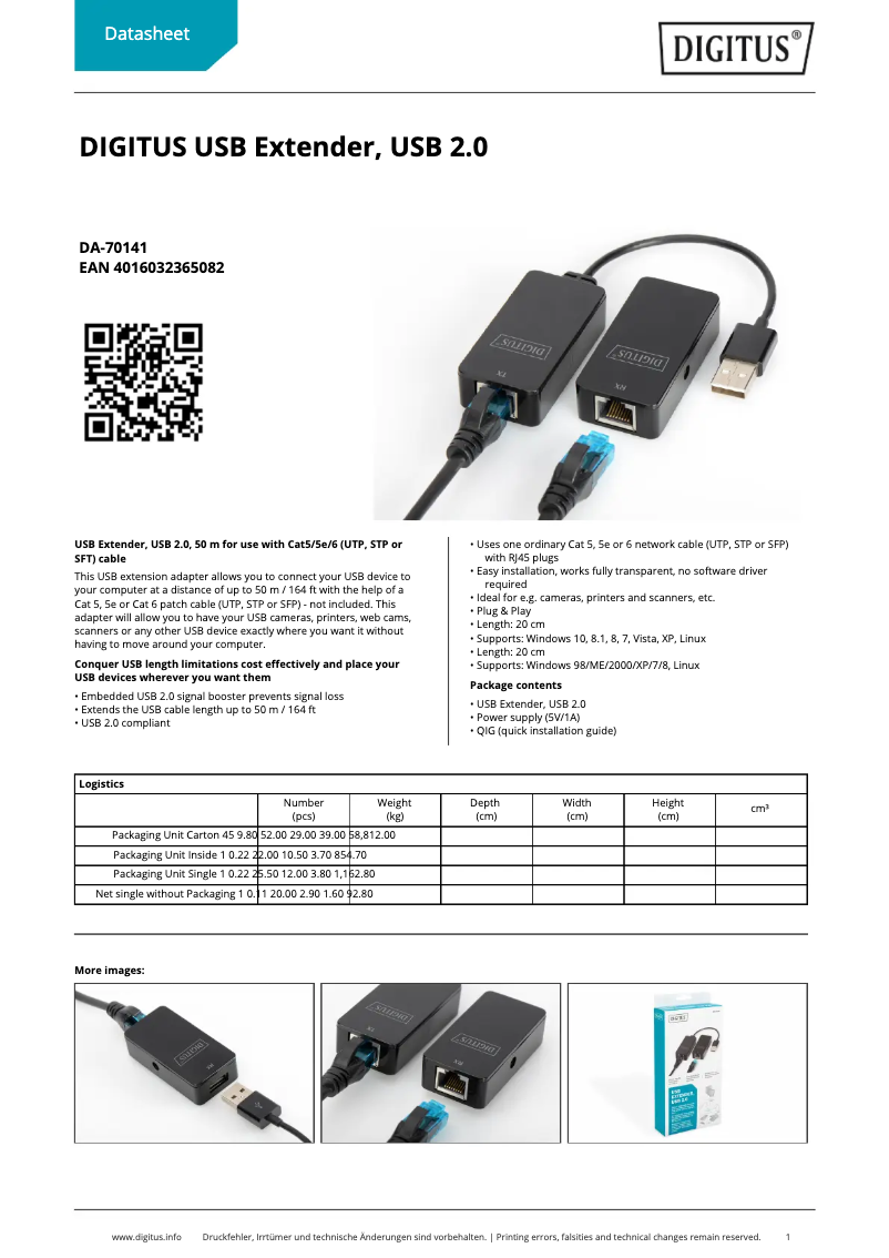Image de la première page du manuel de l'appareil DA-70141