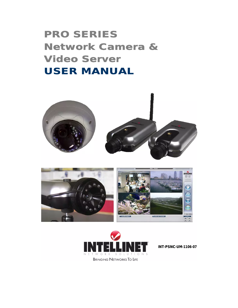 Image de la première page du manuel de l'appareil Pro Series Network Dome Camera 550420