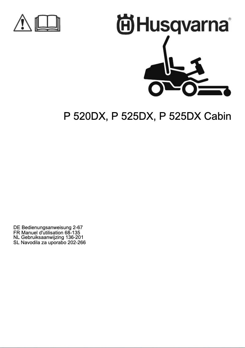 Image de la première page du manuel de l'appareil P 525DX