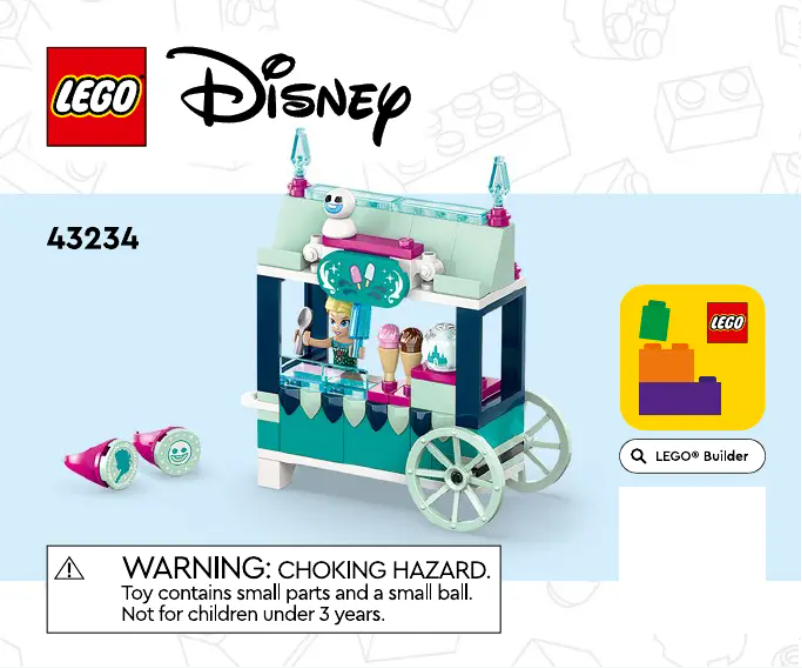 Page 1 de la notice Manuel utilisateur Lego Disney 43234