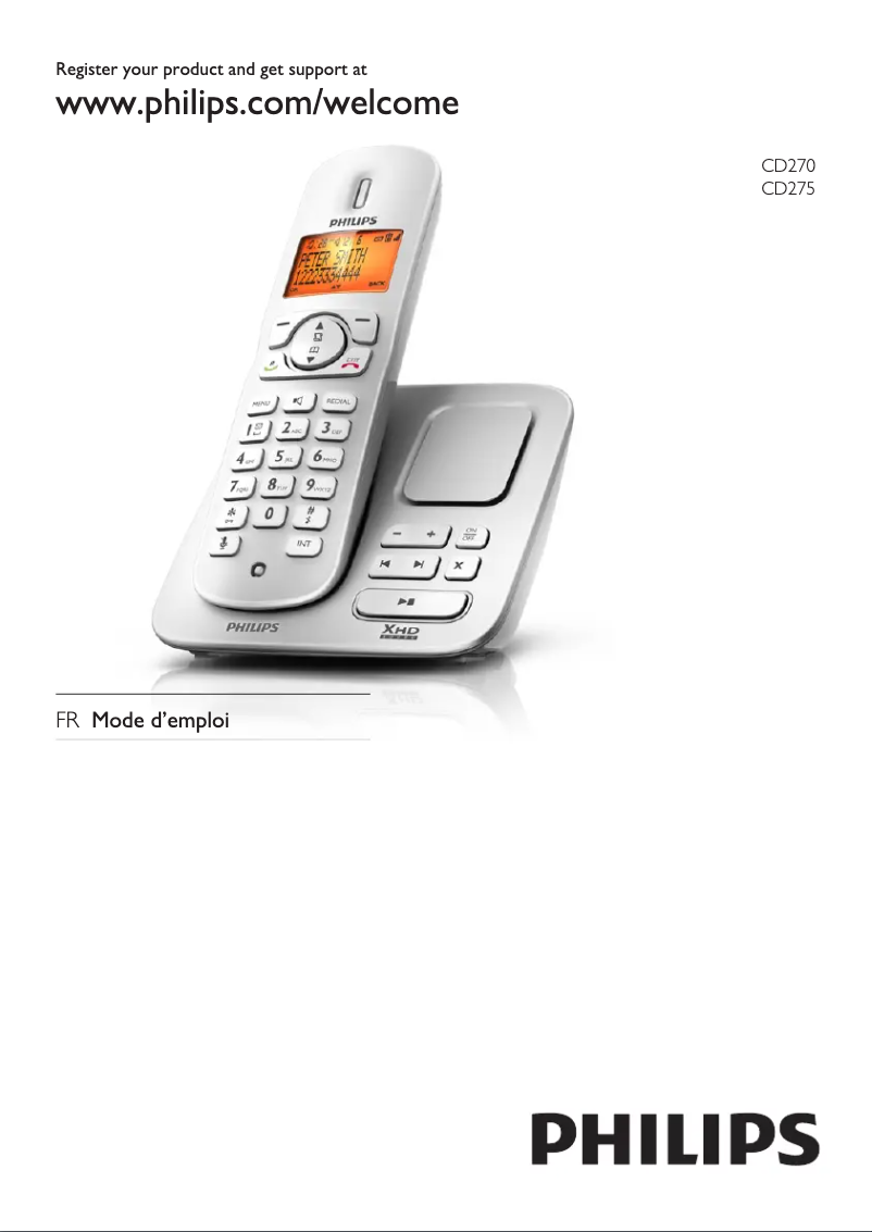 Imagen de la primera página del manual del dispositivo Perfect sound CD2702S