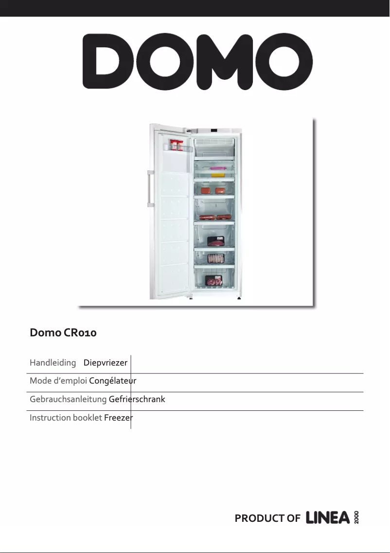 Page 1 de la notice Manuel utilisateur Domo CR010