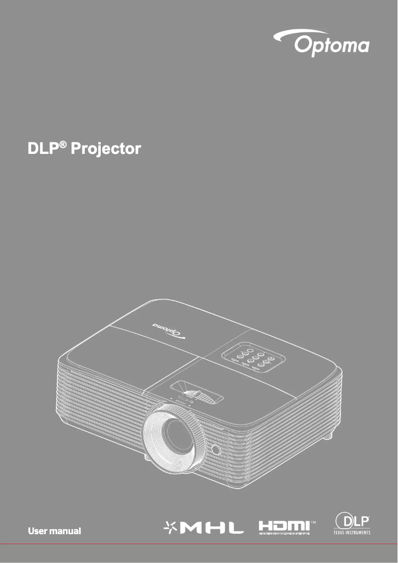 Page 1 de la notice Manuel utilisateur Optoma HD27HDR