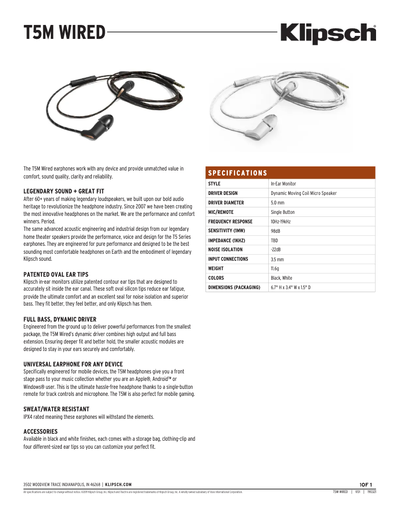 Image de la première page du manuel de l'appareil T5M