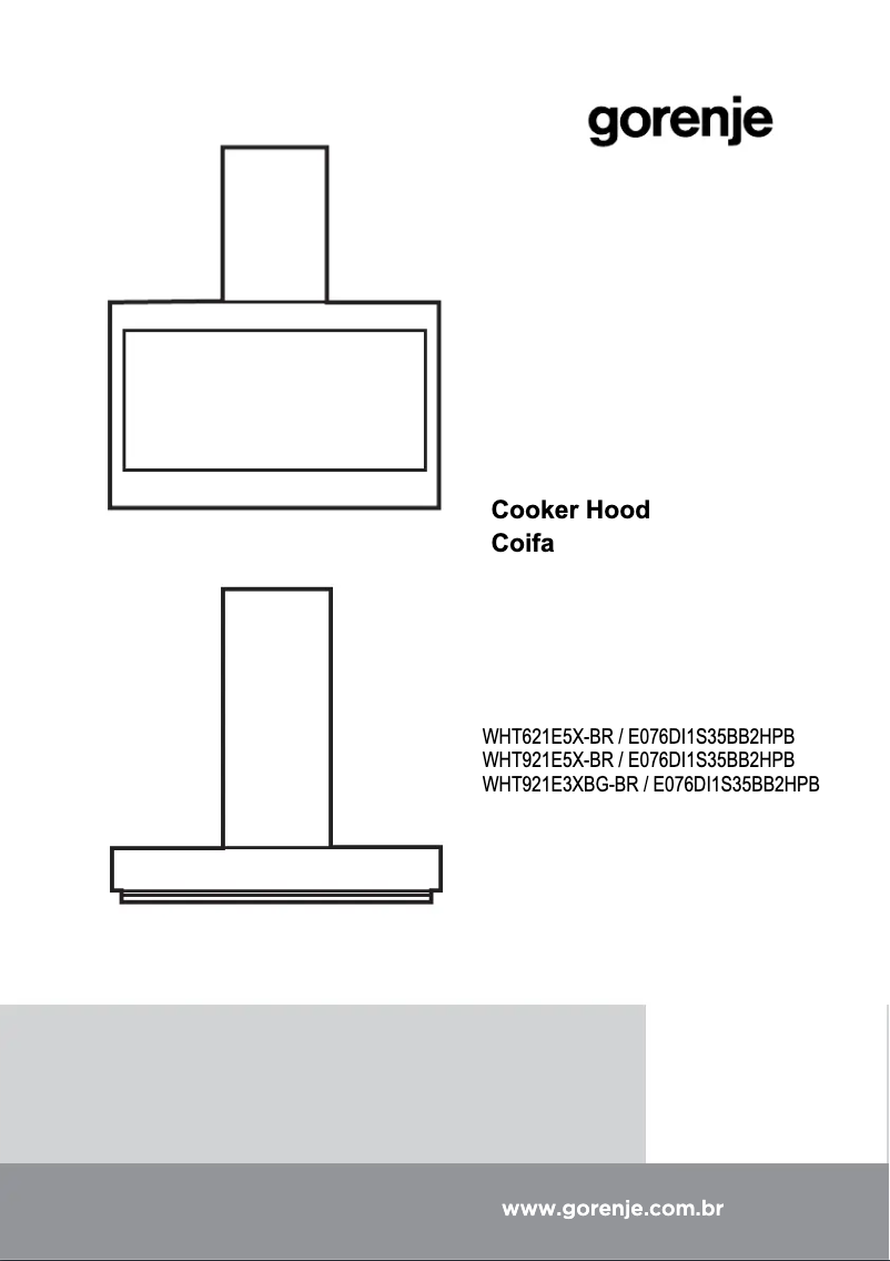 Image de la première page du manuel de l'appareil WHT621E5X-BR