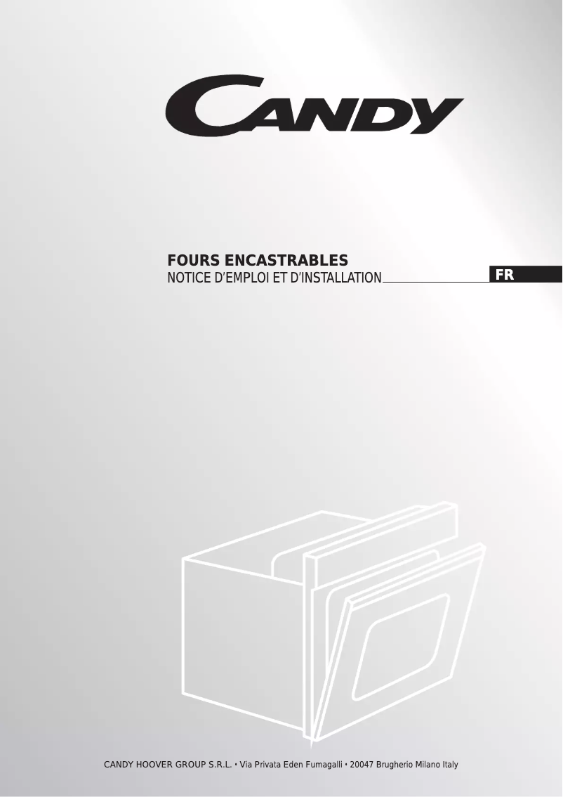 Page n°1 - Manuel utilisateur Candy FST249/6N