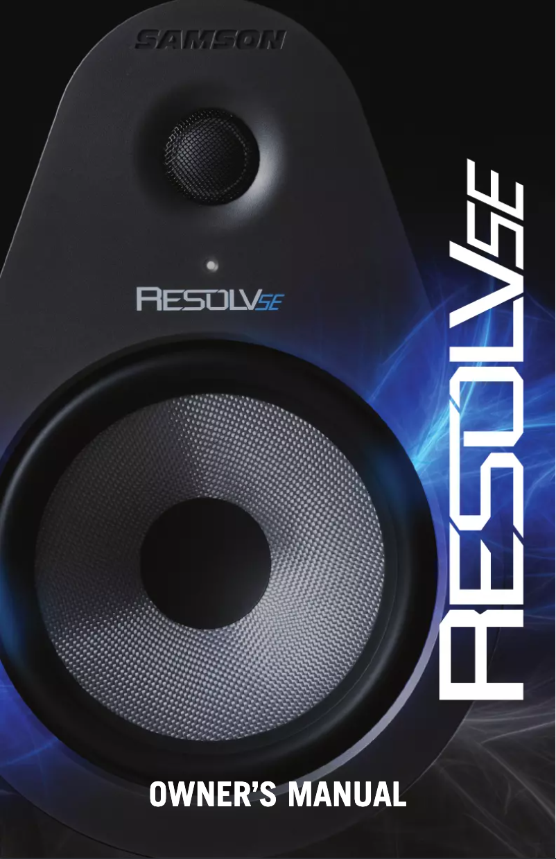 Page 1 de la notice Manuel utilisateur Samson SARESSE8