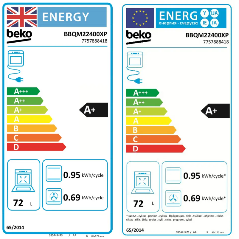 Page 1 de la notice Manuel utilisateur Beko BBQM22400