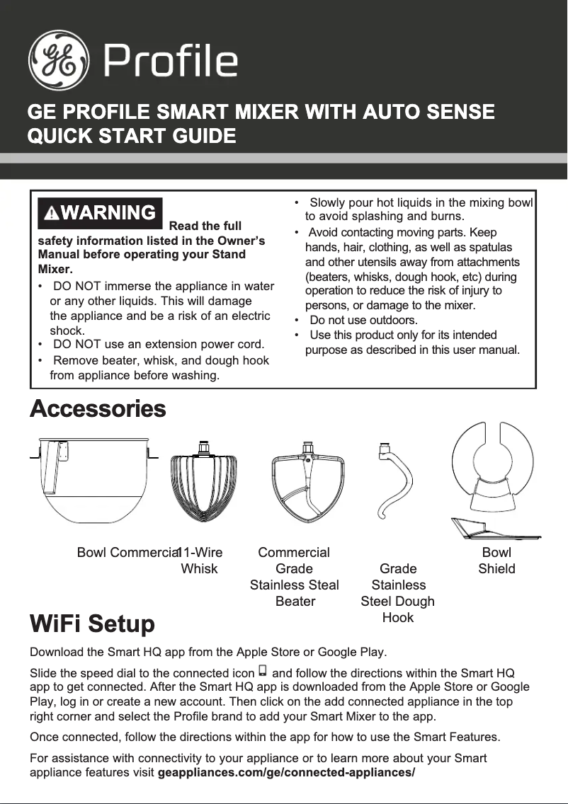 Page 1 de la notice Manuel utilisateur GE Profile P8MSASS6TBB