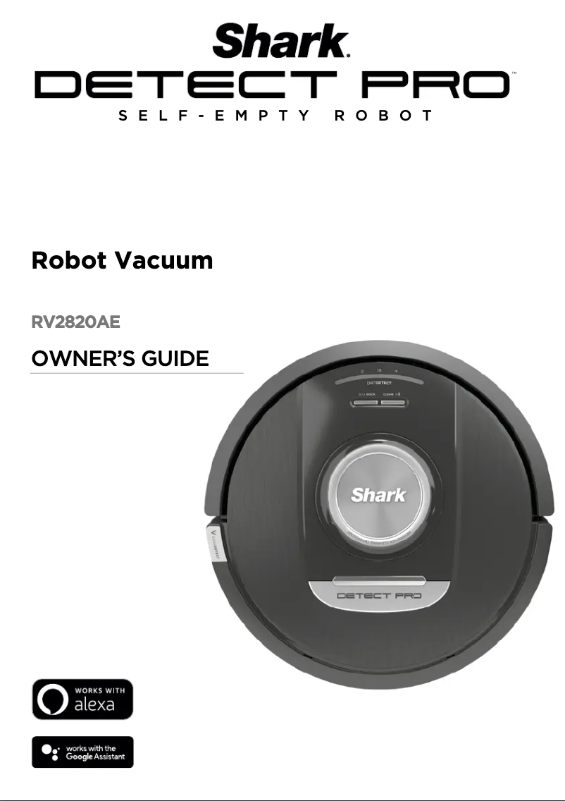 Image de la première page du manuel de l'appareil Detect Pro RV2820AE