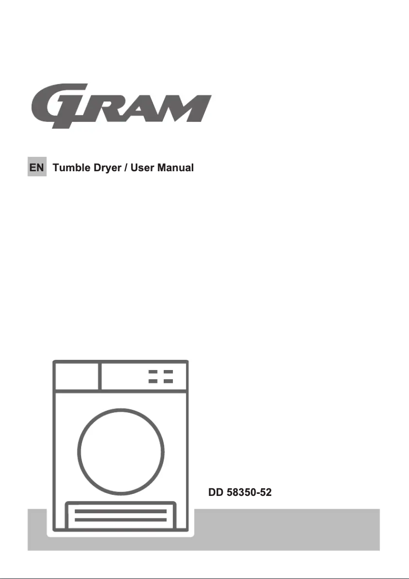 Page n°1 - Manuel utilisateur Gram DD 58350-52