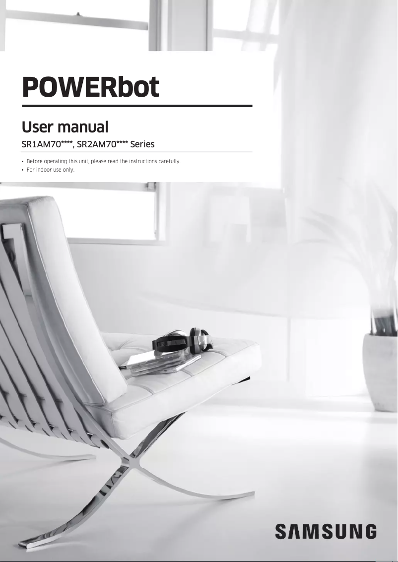 Page 1 de la notice Manuel utilisateur Samsung POWERbot VR2AM7090WD