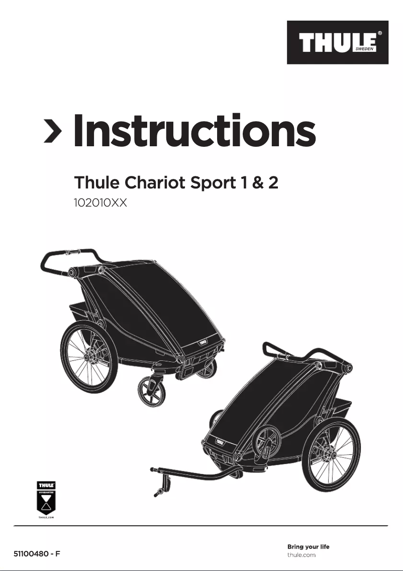 Página 1 del manual Manual de usuario Thule Chariot Sport 1