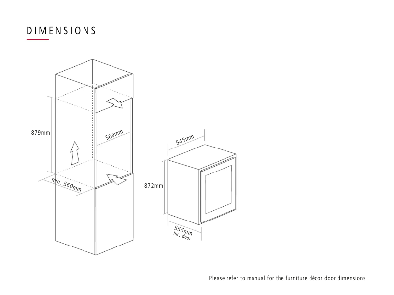 Page n°1 - Instructions / montage Caple WC6530