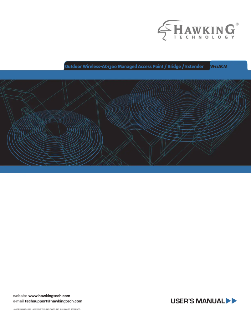 Page 1 de la notice Manuel utilisateur Hawking Technologies HOW12ACM