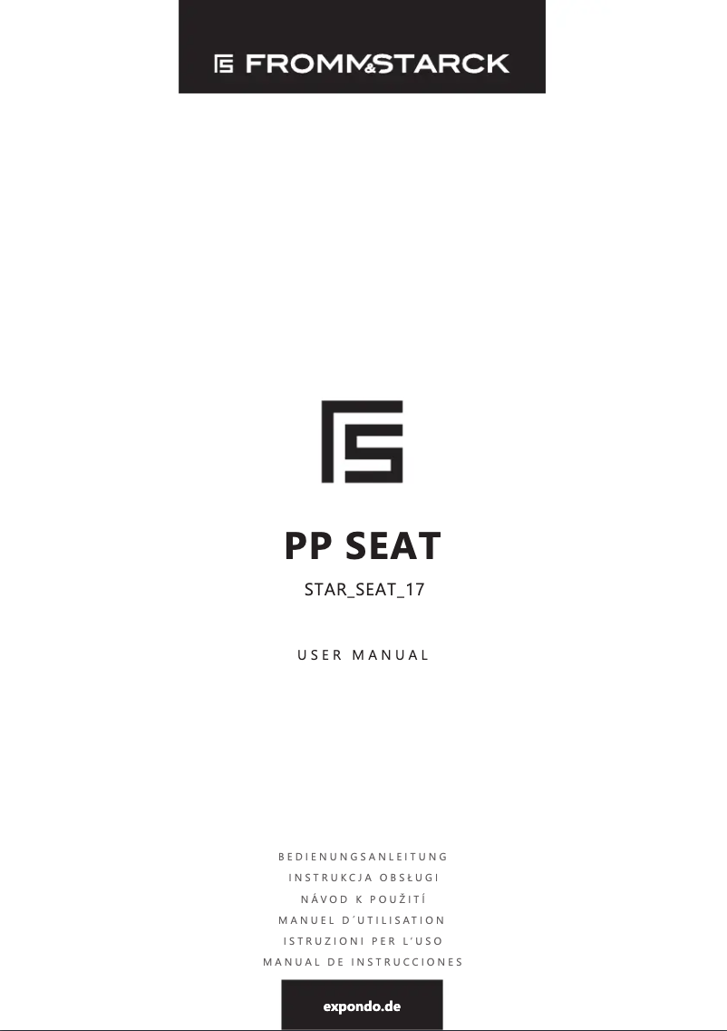 Page n°1 - Manuel utilisateur Fromm & Starck STAR_SEAT_17