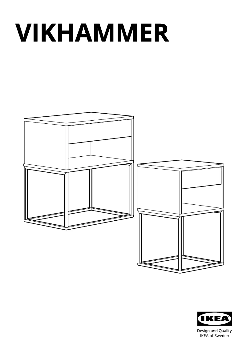 Image de la première page du manuel de l'appareil VIKHAMMER 505.838.30