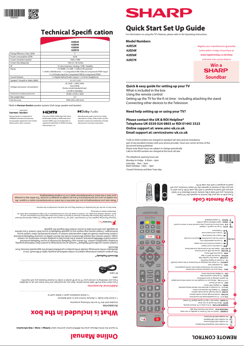 Image de la première page du manuel de l'appareil 42EE4K