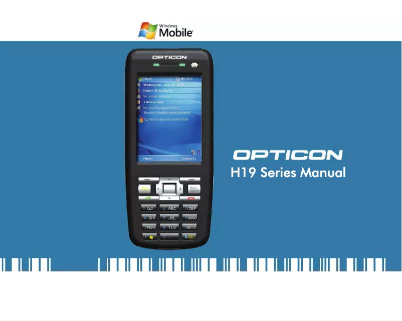 Página 1 del manual Manual de usuario Opticon H19A