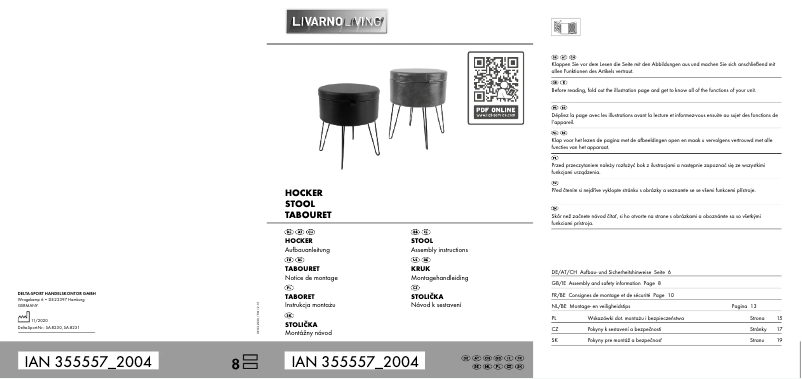 Page 1 de la notice Manuel utilisateur Livarno Lux IAN 355557