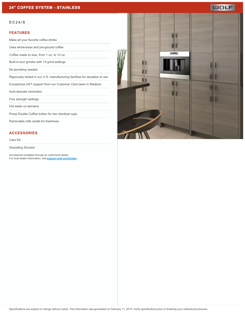 Page n°1 - Manuel utilisateur Wolf EC24/S