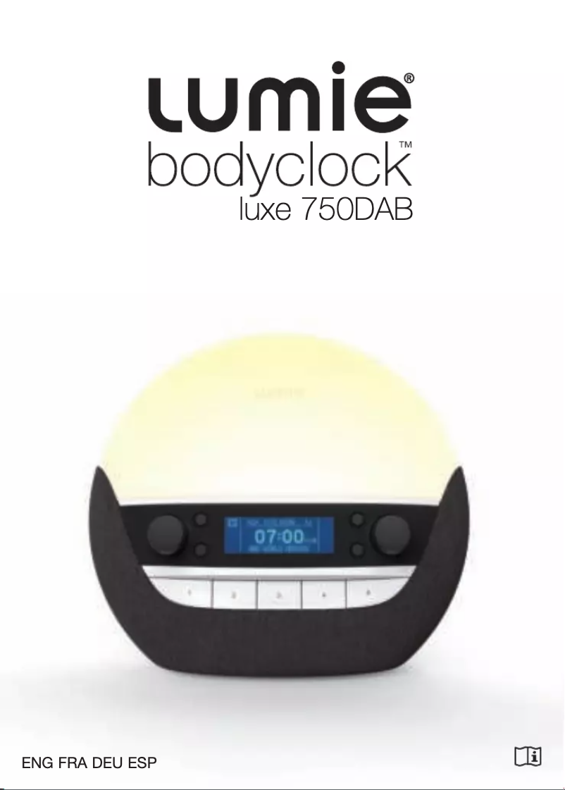 Image de la première page du manuel de l'appareil Bodyclock Luxe 750DAB