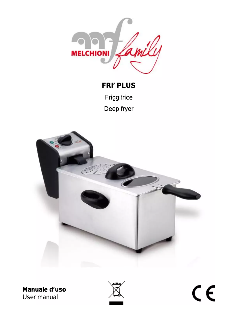 Page 1 de la notice Manuel utilisateur Melchioni Fri Plus