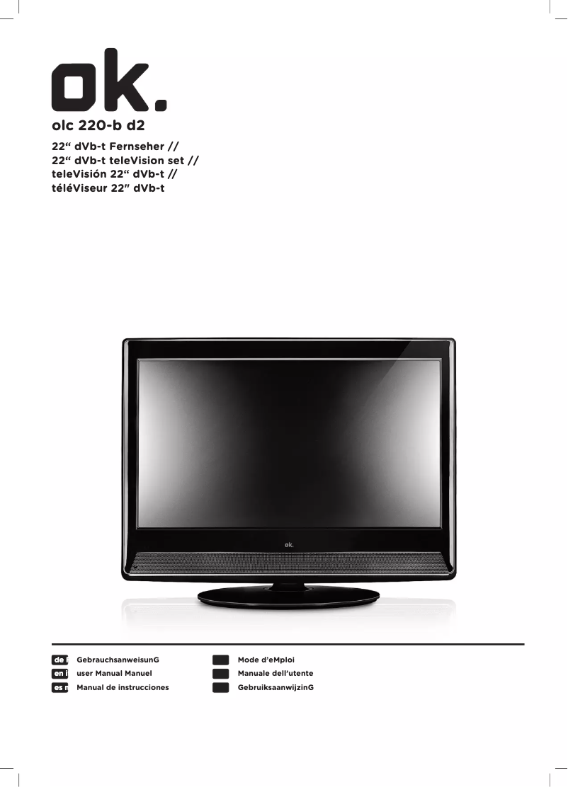 Page 1 de la notice Manuel utilisateur OK OLC 220-B D2