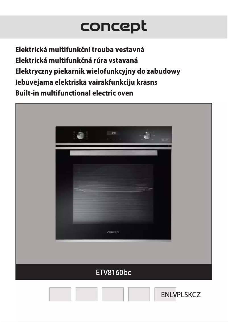 Page 1 de la notice Manuel utilisateur Concept ETV8160bc