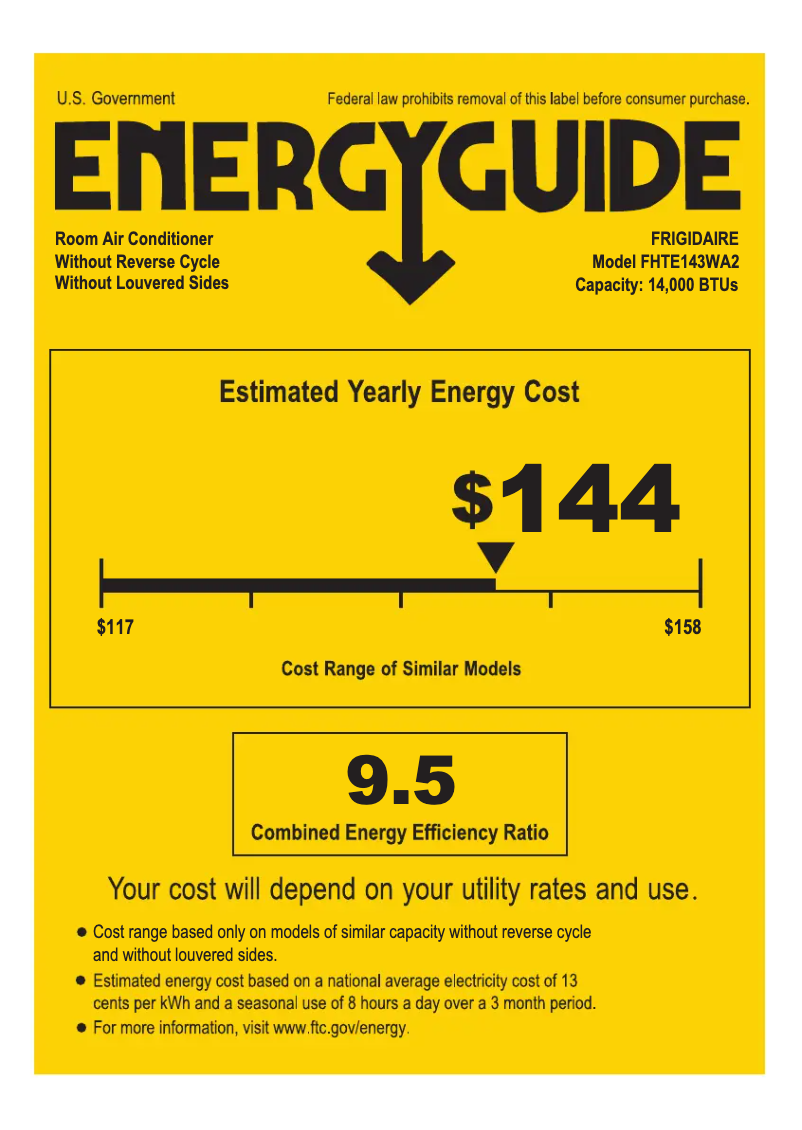 Image de la première page du manuel de l'appareil FHTE143WA2