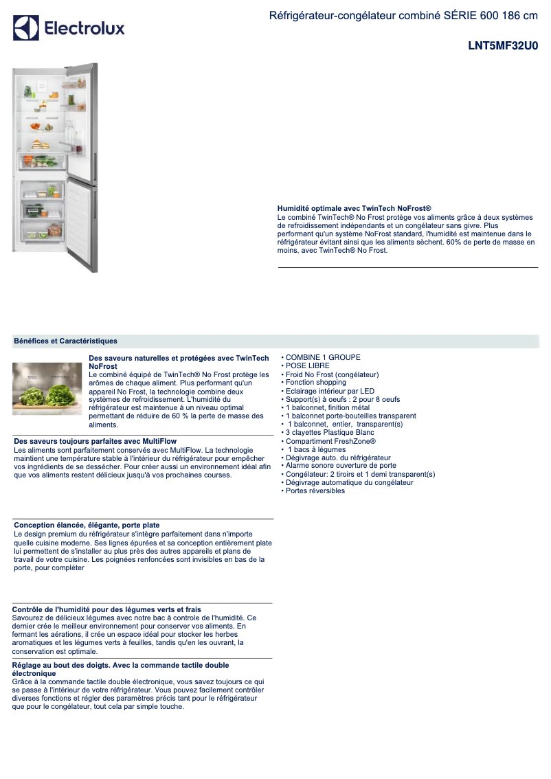 Image de la première page du manuel de l'appareil LNT5MF32U0