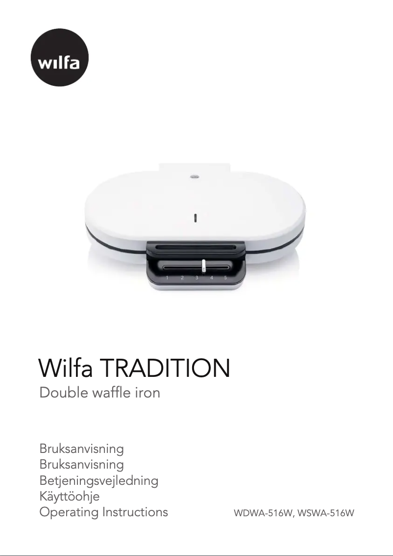 Page n°1 - Manuel utilisateur Wilfa Tradition BSWA-516