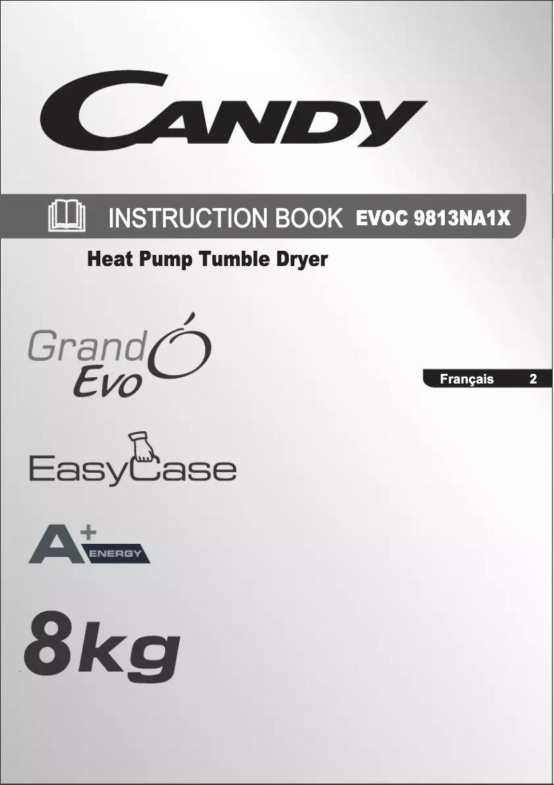 Page n°1 - Manuel utilisateur Candy EVOC 9813NA1X-47
