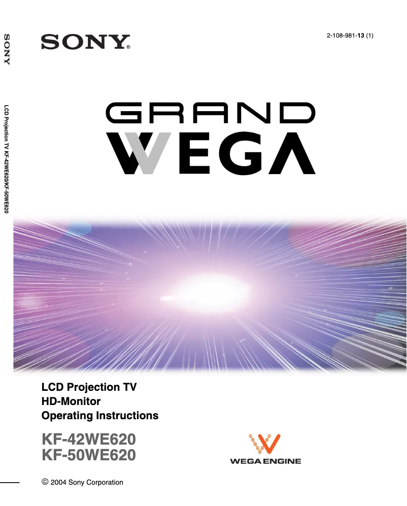 Image de la première page du manuel de l'appareil KF-50WE620