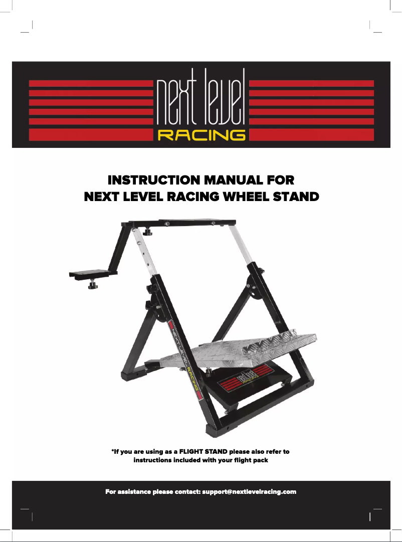 Page n°1 - Manuel utilisateur Next Level Racing NLR-S004