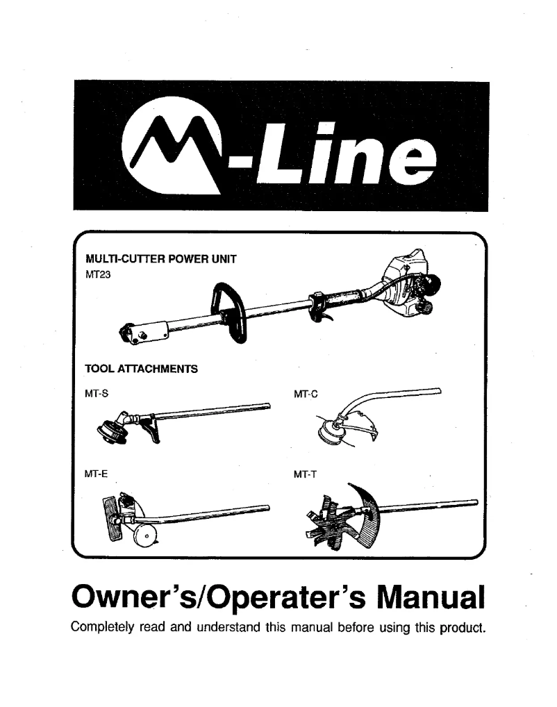 Page 1 de la notice Manuel utilisateur Maruyama MT23