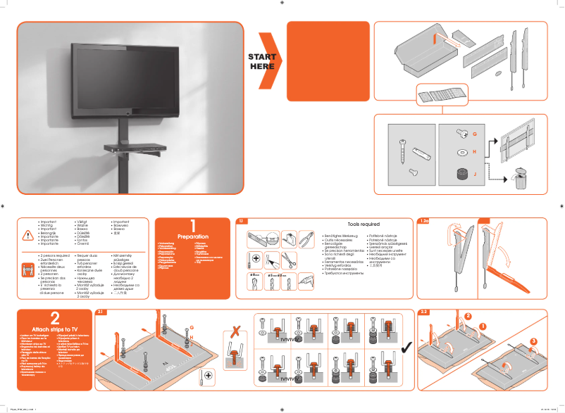 Page 1 de la notice Manuel utilisateur Vogel's BASE 15 L
