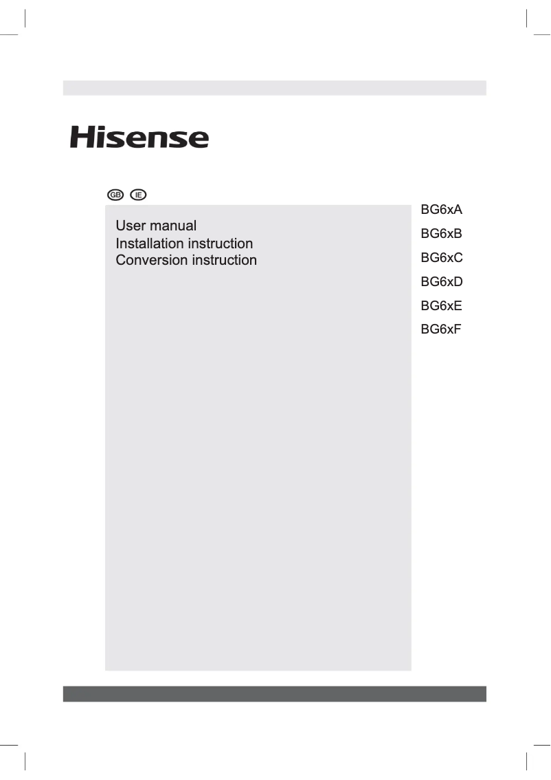 Image de la première page du manuel de l'appareil GM643X