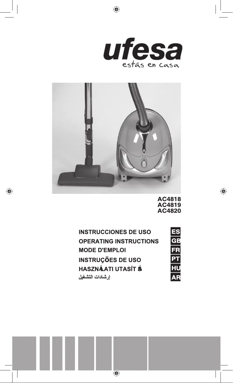 Image de la première page du manuel de l'appareil AC4820