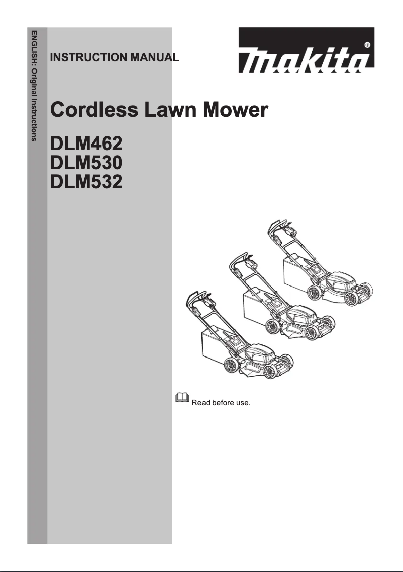 Image de la première page du manuel de l'appareil DLM530PG2