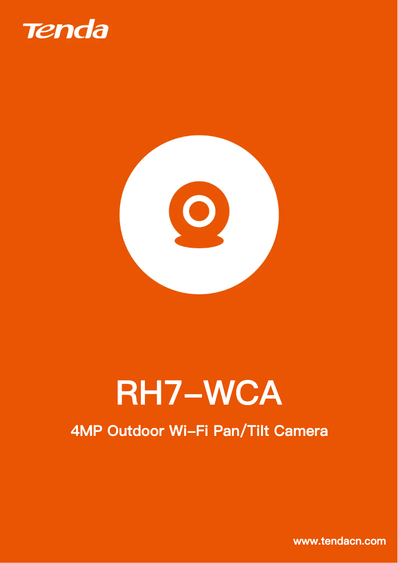 Page n°1 - Fiche technique Tenda RH7-WCA