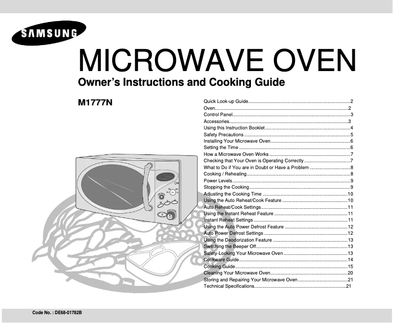Página 1 del manual Manual de usuario Samsung M1777N