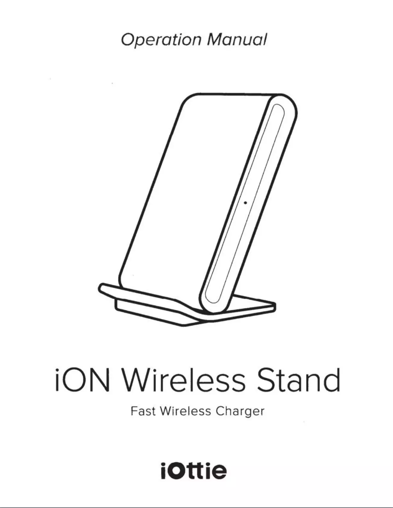 Page n°1 - Manuel utilisateur iOttie iON Wireless Stand