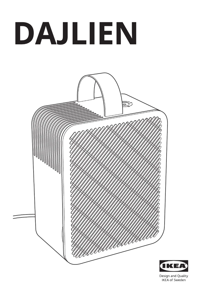 Image de la première page du manuel de l'appareil DAJLIEN 905.610.58